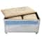 Ocean Breeze Storage Boxes, Bench and Seating Set